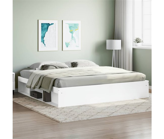 Conforama Estructura De Cama Blanca 200x200 Cm