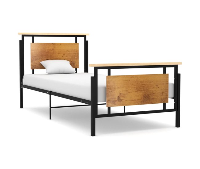 Conforama Estructura De Cama De Metal 100x200 Cm