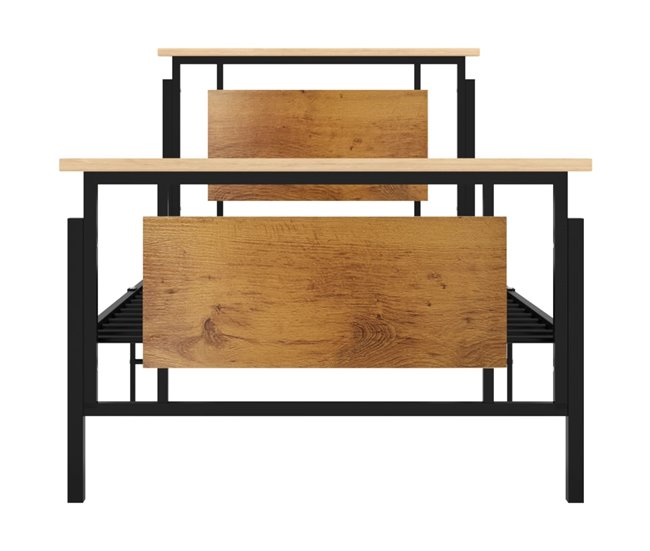 Conforama Estructura De Cama De Metal 100x200 Cm