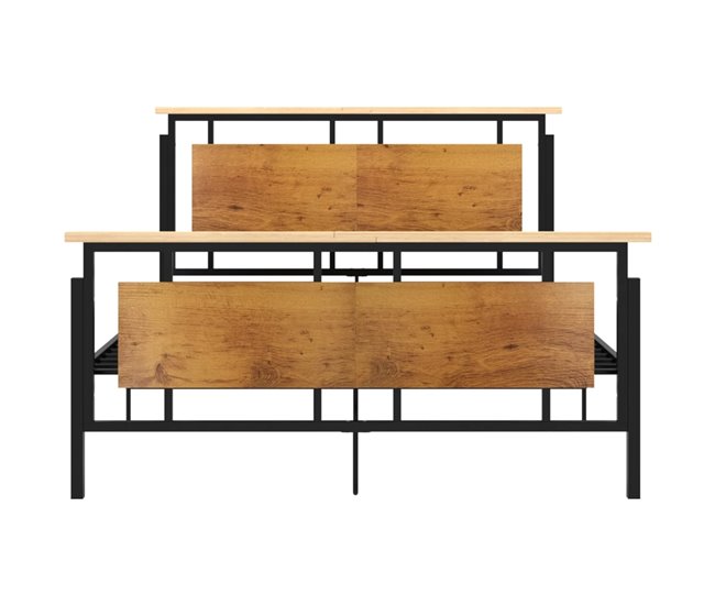 Conforama Estructura De Cama De Metal 140x200 Cm