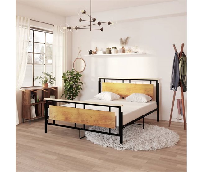 Conforama Estructura De Cama De Metal 160x200 Cm