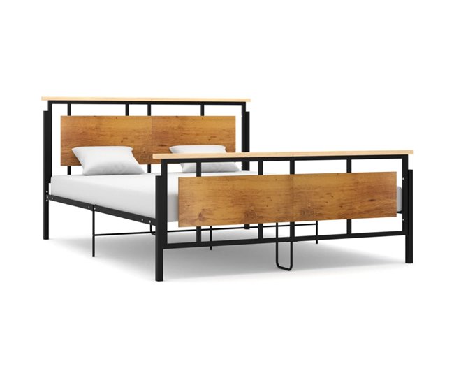 Conforama Estructura de cama de metal 160x200 cm