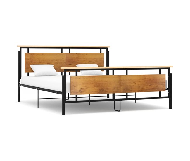 Conforama Estructura de cama de metal 180x200 cm