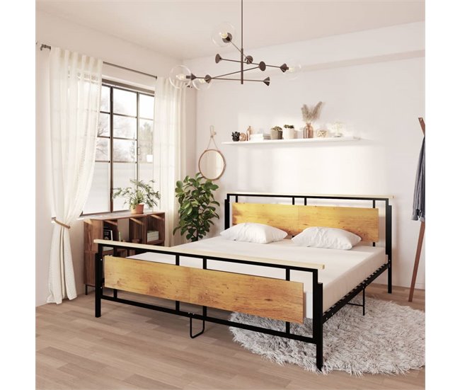 Conforama Estructura De Cama De Metal 200x200 Cm