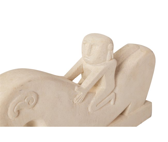 Conforama Figura Caballo Blanca 42x6x22 Cm