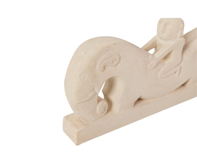 Conforama Figura Caballo Blanca 42x6x22 Cm