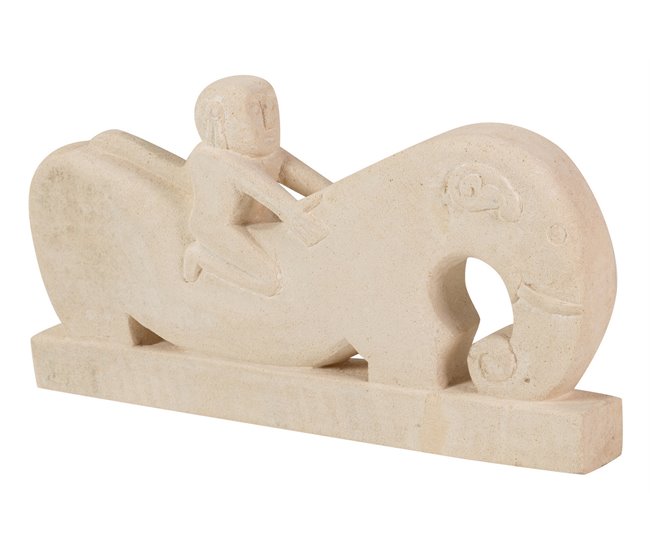 Conforama Figura Caballo Blanca 42x6x22 Cm