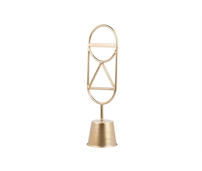 Conforama Figura Decoracion Metal 13x10x41 Cm