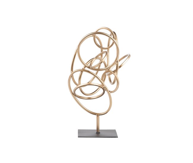 Conforama Figura Decoracion Metal 21x15x40 Cm