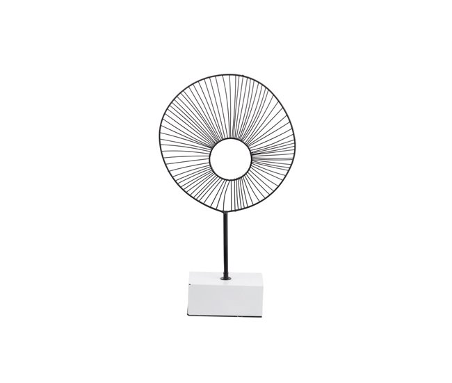 Conforama Figura Decoracion Metal 22x9x39 Cm
