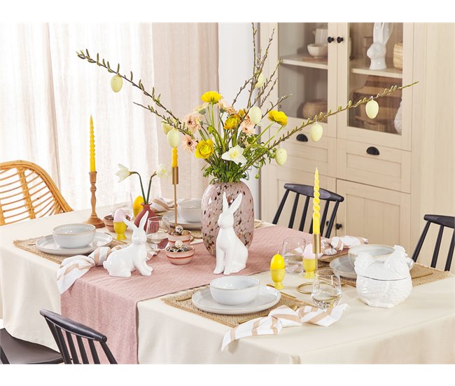 Conforama Figura Decorativa Blanca PAIMPOL