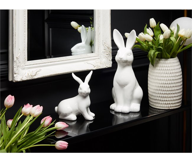 Conforama Figura Decorativa Blanca PAIMPOL