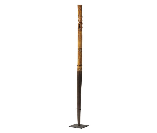 Conforama Figura Decorativa Madera 7x9x65 Cm