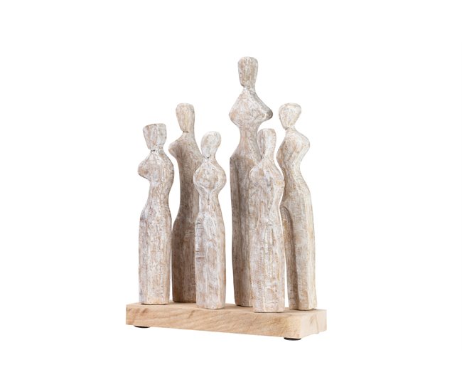Conforama Figura Madera De Mango 28x11x41 Cm
