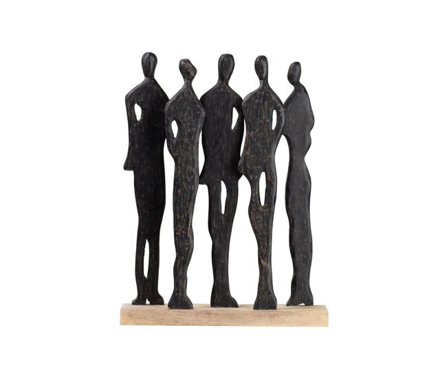 Conforama Figura Madera De Mango 34x13x45 Cm