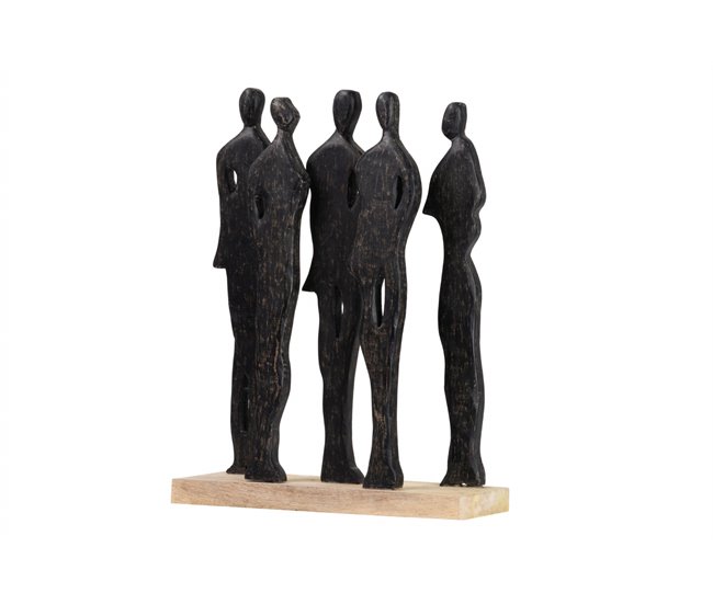 Conforama Figura Madera De Mango 34x13x45 Cm