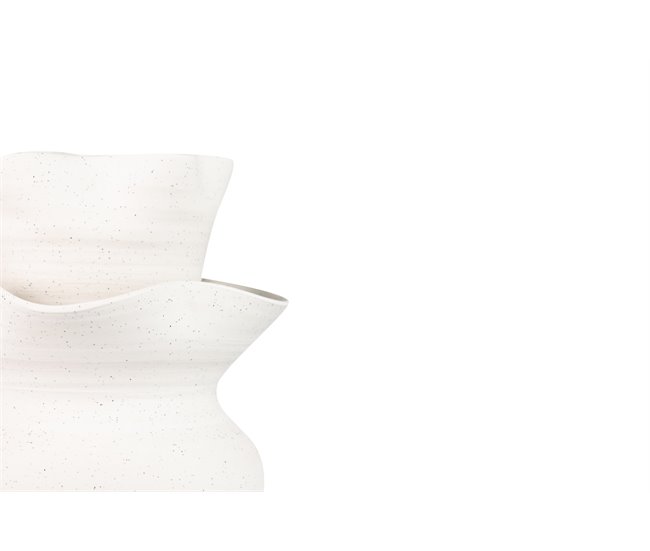 Conforama Florero Ceramica Beige Izmir 20x20x41 Cm