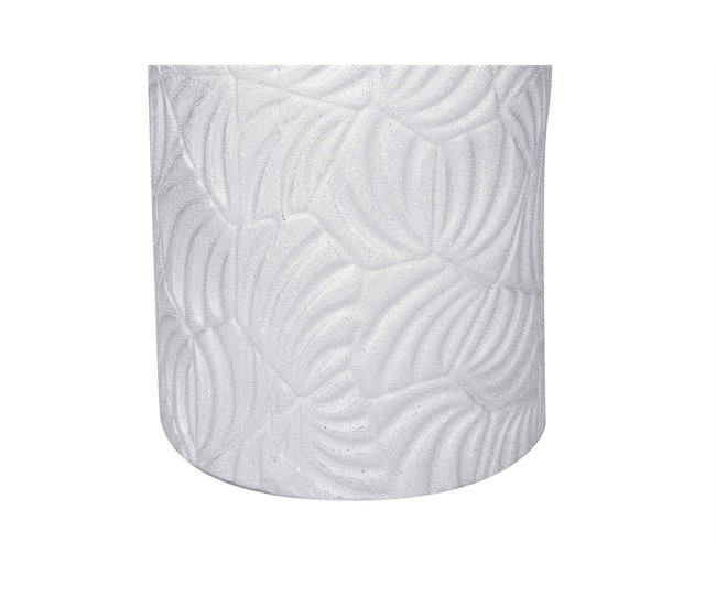 Conforama Florero Ceramica Plateado 13x13x30 Cm