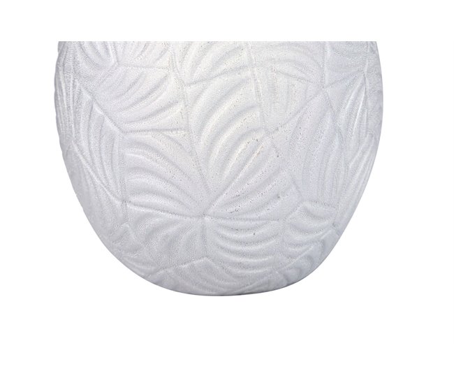 Conforama Florero Ceramica Plateado 15x15x28 Cm