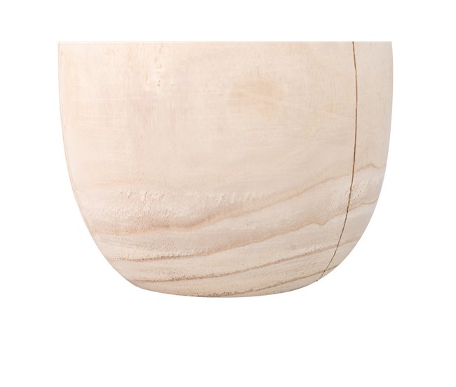 Conforama Florero Madera Paulownia 18x18x20 Cm