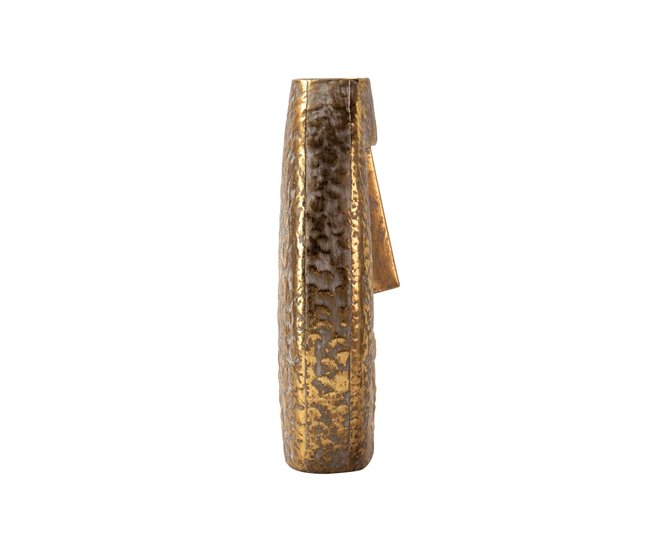 Conforama Florero Metal Dorado 28x13x36 Cm