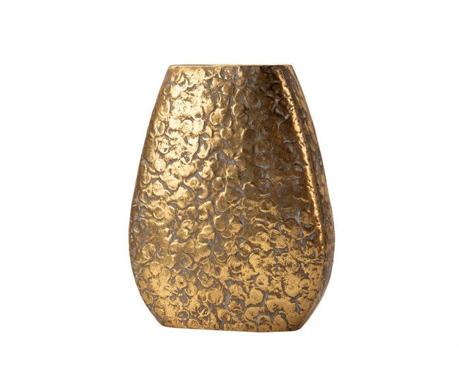 Conforama Florero Metal Dorado 29x12x35 Cm