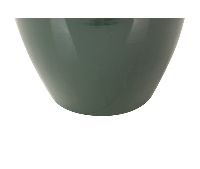 Conforama Florero Metal Dorado Negro 21x21x31 Cm