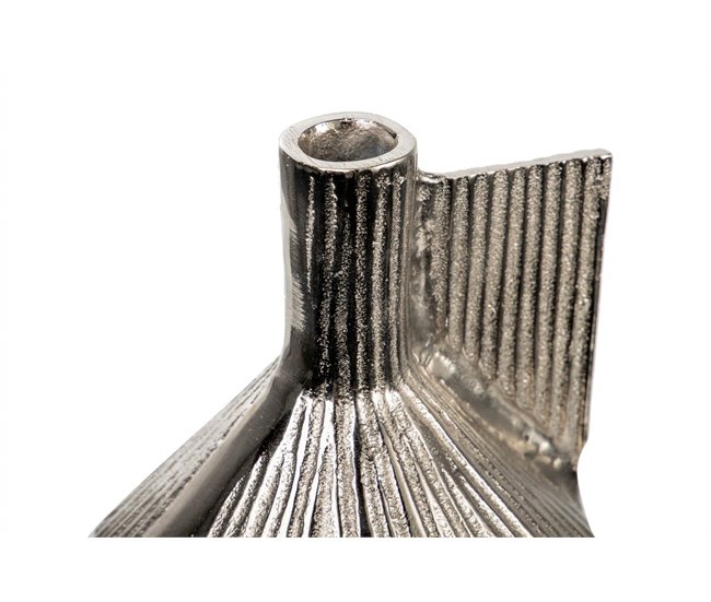 Conforama Florero Rough Nickel 30x15x15 Cm