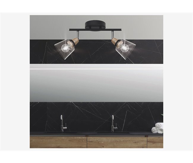 Conforama Foco INDIGO Dos Luces De La Marca BSS