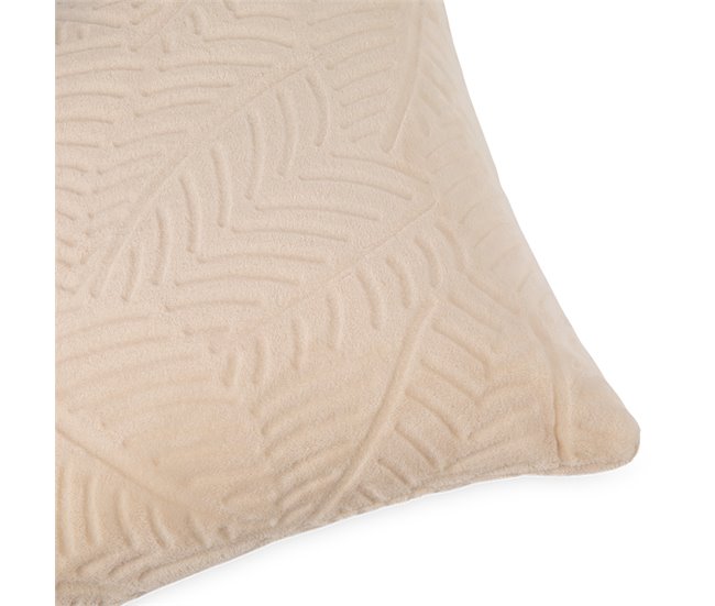 Conforama Funda de cojín Leaves 45x45 Natural