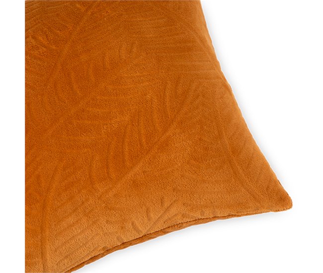 Conforama Funda de cojín Leaves 45x45 Oro