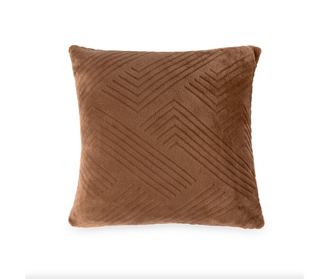 Conforama Funda de cojín Stripes 45x45 Mostaza