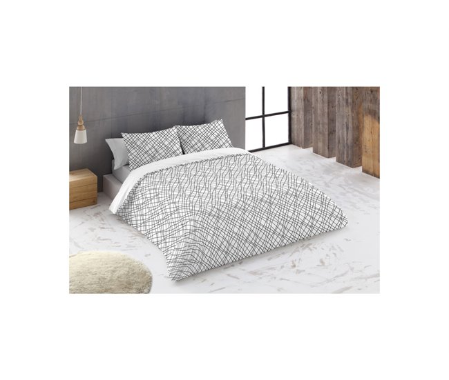 Conforama Funda nórdica AMUR cama 90 cm negro