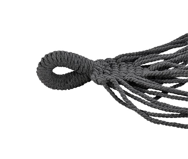 Conforama Hamaca De Algodón Gris ROCCA