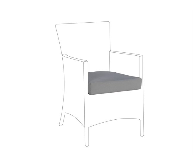 Conforama Juego de 8 fundas de almohada gris ITALY