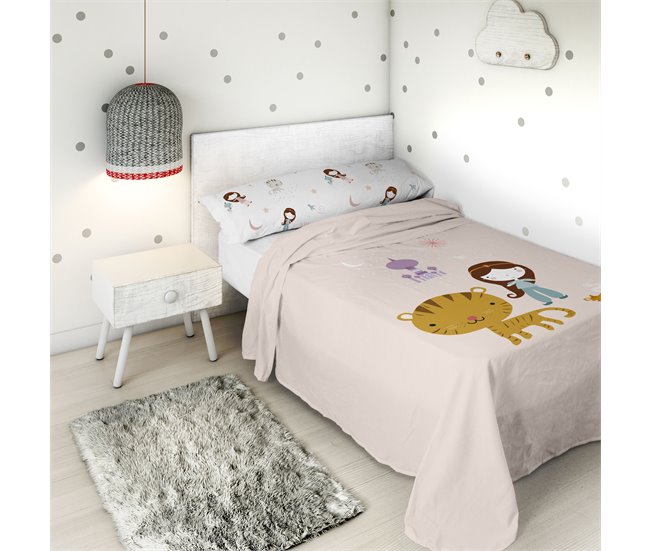 Conforama JUEGO DE SÁBANAS MIL UNA NOCHE A CAMA 90