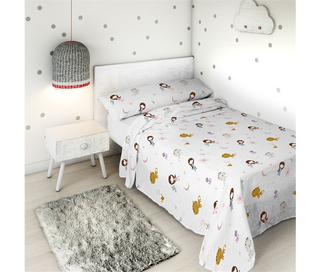 Conforama JUEGO DE SÁBANAS MIL UNA NOCHE B CAMA 90
