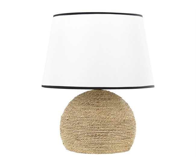 Conforama Lámpara de mesa de cuerda natural GROWEE