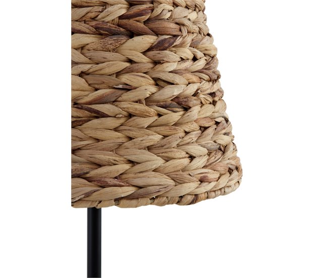 Conforama Lámpara De Mesa De Fibra Natural