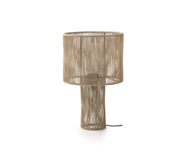 Conforama Lámpara de mesa de yute