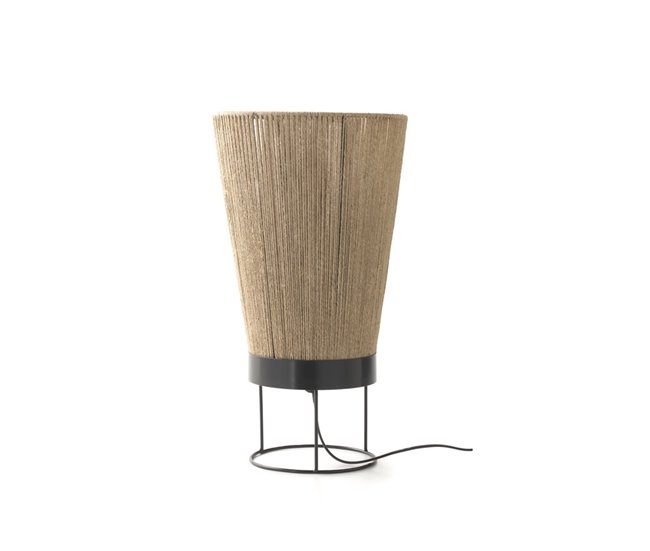 Conforama Lámpara De Mesa De Yute