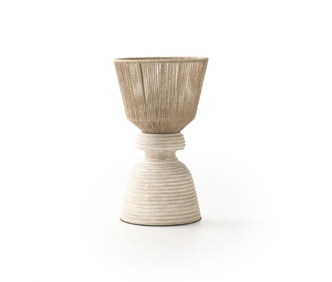 Conforama Lámpara De Mesa De Yute