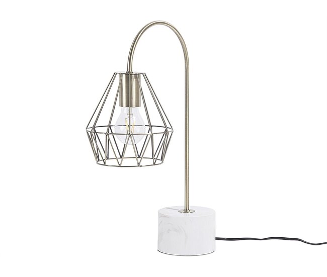 Conforama Lámpara de mesa mediana en latón MOONI