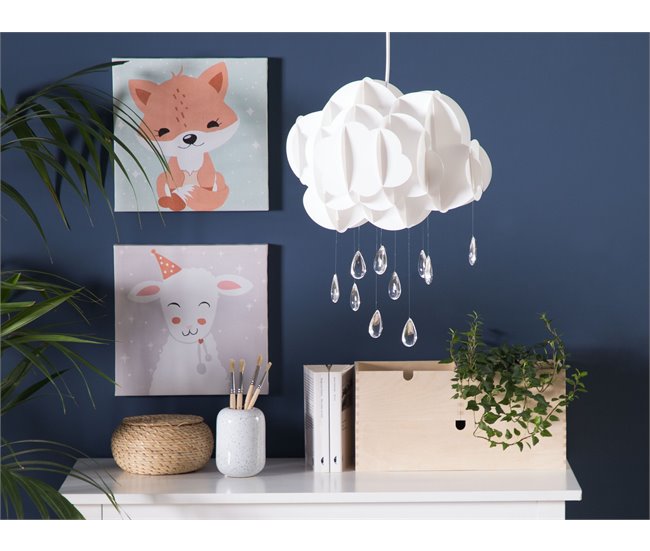 Conforama Lámpara De Techo Blanca 182 Cm AILENNE