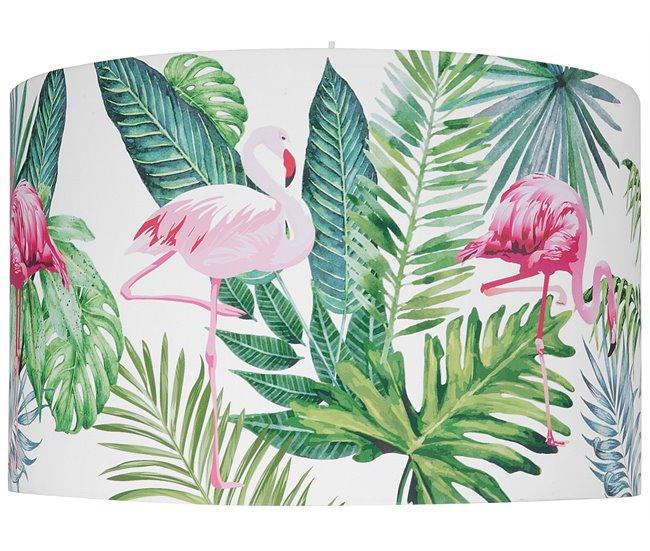 Conforama Lámpara de techo blanca FLAMINGO