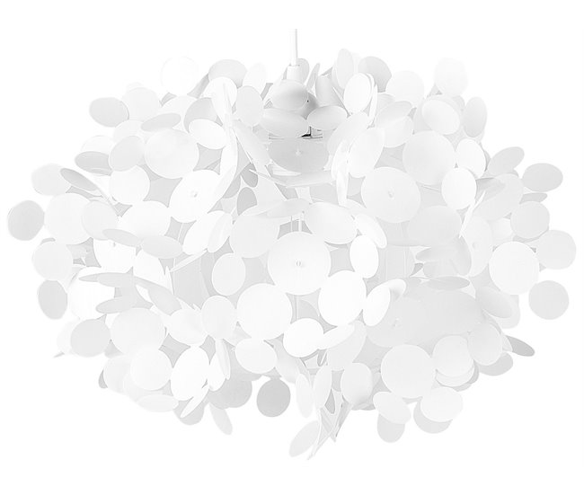 Conforama Lámpara de techo blanca LAMONE
