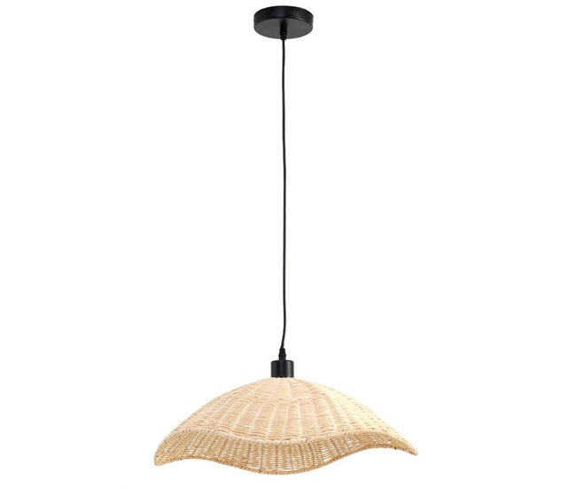 Conforama Lámpara de techo de fibra natural