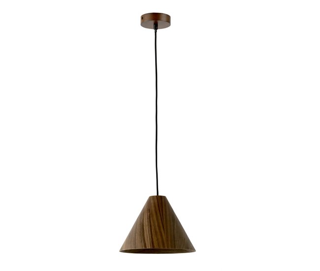 Conforama Lámpara de techo de madera