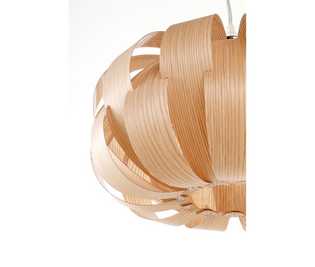 Conforama Lámpara De Techo De Madera Y Metal