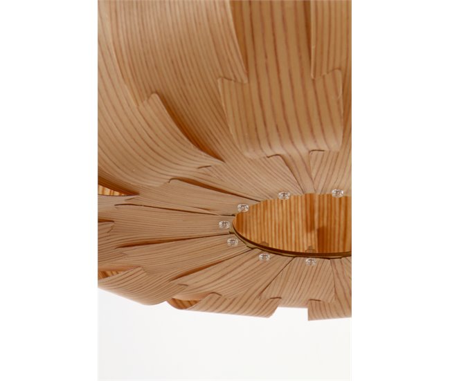 Conforama Lámpara De Techo De Madera Y Metal